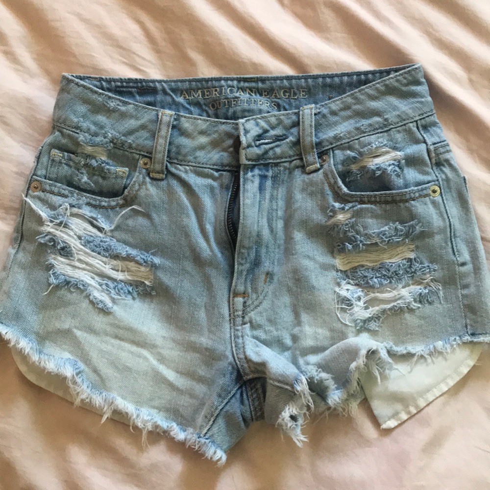 american eagle jean shorts